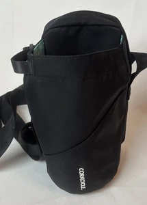 Corksicle Sling Crossbody Water Bottle Sling Bag Black Nylon Cinch Strap Canteen - Picture 1 of 8