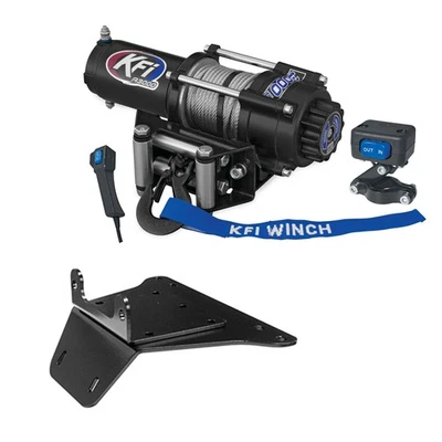 3000 lb KFI Winch Combo Kit (M3) For 2003-2006 Polaris Trail Blazer 250 Foto 1 de 4