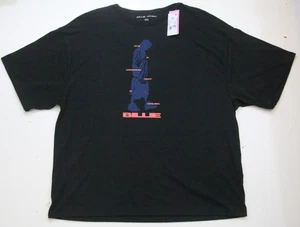 New XXL Billie Eilish Black Cotton Mens Solid T-Shirt Top Short Sleeve 2X AP63 - Picture 1 of 6