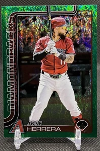 Aggiornamento Topps 2025 JOSE Herrera Green Holo Foil /99! - Arizona Diamondbacks - Foto 1 di 2