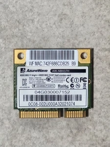 AZUREWAVE COMPUTER WiFi WLAN WIRELESS NETWORK CARD AW-NB037H - Picture 1 of 2