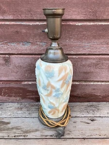 Antique Art Deco Consolidated Glass Phoenix Table Lamp Base Bittersweet - Picture 1 of 6