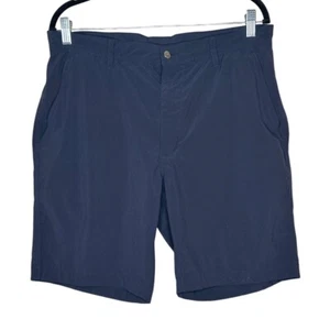 FootJoy Golf Shorts Men's 34 Blue Chino Outdoors Hiker Camper Club Performance - Picture 1 of 8