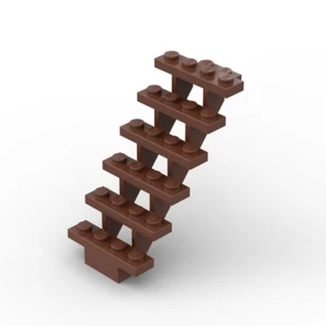 Lego 1x Treppe 7x4x6 stairs 30134 braun reddish brown - Picture 1 of 1