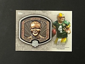 2012 TOPPS FOOTBALL BRETT FARVE QIP-BF QB IMMORTALS PLAQUE 22/50 SSP RARE HTF - Picture 1 of 2