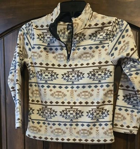 Children's Place Kids Fleece Pullover Sweater Small 5 6 Western Aztec Winter 1/4 - Picture 1 of 4