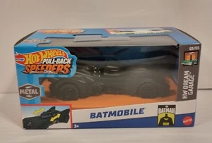 Hot Wheels Pull-Back Speeders 1989 Black Batmobile HW Dream Garage 03/03 New MIB - Picture 1 of 3