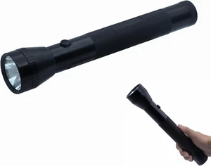 Heavy Duty LED Flashlight, 3 D Cell Battery, High Lumens, for Home Black - Picture 1 of 11