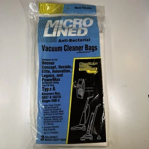 DVC Microlined Bags for Hoover Type A Micro Lined Paper Bags, 3 Pack - Picture 1 of 6