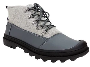 TOMS Herren Cordova Castlerock Grau Wolle mit Leder Stiefeletten Größe 11 M - Bild 1 von 7