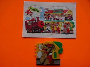 K99 n.010 - Plastikpuzzle - Am Bahnhof + BPZ - Bild 1 von 1