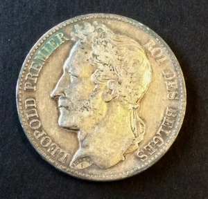 Belgique - Léopold Ier - Très Jolie Monnaie de 5 Francs 1849 en Argent (2) - Bild 1 von 2