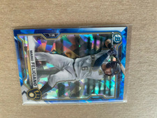 MARIO FELICIANO 2021 BOWMAN CHROME SAPPHIRE ROOKIE  REFRACTOR MINT CARD #BCP-133