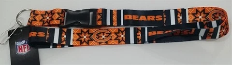 Chicago Bears Football Team NFL Holiday Ugly Sweater Lanyard Key Ring Keychain Cover