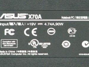 Case Down Asus X70A Notebook 10066585-23985 - Afbeelding 1 van 1