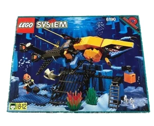 LEGO System 6190 Aquazone Shark's Crystal Cave Sealed - Picture 1 of 9