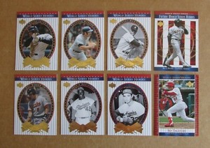 2002 UPPER DECK BASEBALL WORLD SERIES HEROES CARD SINGLES COMPLETE YOUR SET SP'S
