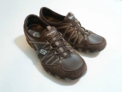 Skechers 21140 Espuma con Memoria MARRÓN Zapatillas Sin Cordones Zapato para Caminar Mujer Talla 6.5 Foto 1 de 4