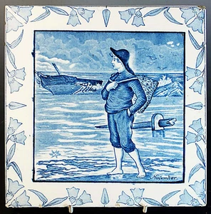 CHARMING WEDGWOOD ETRURIA 8 INCH CALENDAR TILE - NOVEMBER - Picture 1 of 5