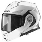 LS2 Advant X Motorbike Motorcycle Helmet Solid White