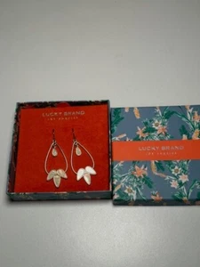New w/ Box Lucky Brand Earrings Semi-Precious new in box - Picture 1 of 3