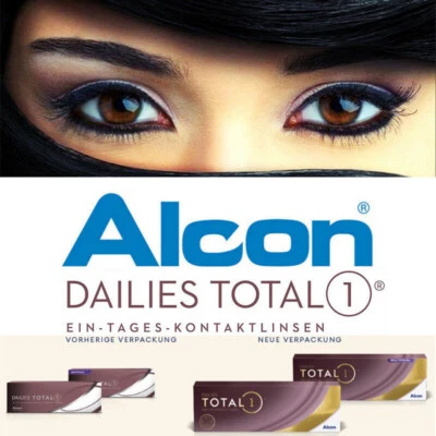 Alcon Dailies Total 1 Tages- Premium- Kontaktlinsen Einzelbox 30er, 90er....