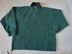 Roundy Ridge Green 1/4 Zip Sweater  Mens Long Sleeve Pullover *