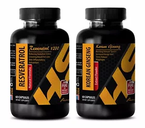 Immune essentials - RESVERATROL – KOREAN GINSENG COMBO - red maca liquid extract - Picture 1 of 12