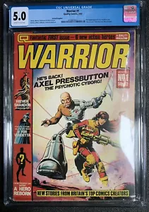 Warrior #1 1st App of V for Vendetta & 'Marvelman' CGC 5.0 4118973022 - Picture 1 of 2