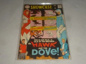 VINTAGE SUPERMAN DC SHOWCASE #75 1968 COMIC THE HAWK AND THE DOVE 12c CENT - Picture 1 of 12