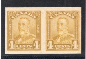 1928-29 Canada. UNI/SC#152a. SG#278. Mint, Never Hinged, XF. Imperf Pair - Picture 1 of 2