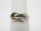 Espo Sterling Silver 925 Infinity Love Knot Band Ring Size 4.5