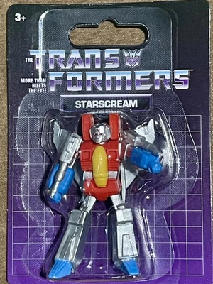 Hasbro Transformers G1 Starscream Mini Figure 2” New Perfect Stocking Stuffer - Image 1 of 3