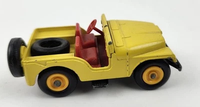 Caja de cerillas vintage Lesney serie Superfast No. Jeep amarillo 72 Foto 1 de 4
