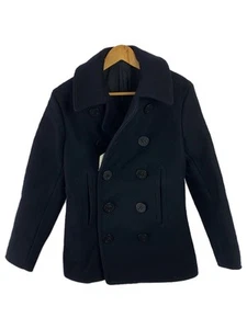 Buzz Rickson's Pea-Coat/Naval Clothing Factory//Blk/BR11554 - Picture 1 of 5