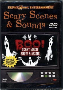 DREW'S FAMOUS ENTERTAINMENT BOO SCARY SCENES AND SOUNDS HALLOWEEN DVD - Picture 1 of 2