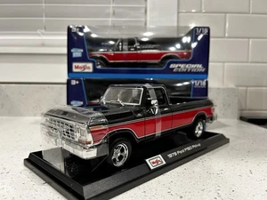 Maisto 1:18 1979 Ford F150 Pick-Up Truck New Special Edition Black - Picture 1 of 8