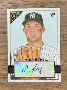 Topps Gallery Mike King #48 2020 autógrafos RC automático NY Yankees - Imagen 1 de 2