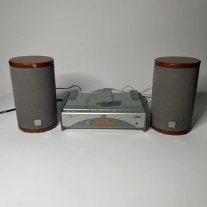 JVC Compact Component System Model: FS-SD9 CD FM AM AUX + Wood Speakers - Picture 1 of 16