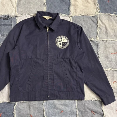 Vintage 60s/70s D Pocket Velva Sheen Collard Jacket Men’s M/L Cropped Fit USA - Image 1 of 4