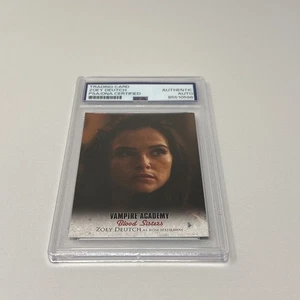 Zoey Deutch SignedAuto Card Vampire Academy Blood Sisters PSA DNA Authenticated - Picture 1 of 3