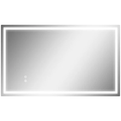 HOMCOM Specchio Bagno con Luci LED Regolabili a 3 Colori 100x3x60 cm - Immagine 1 di 4