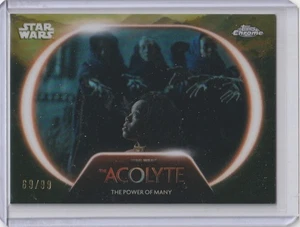 2025 Topps Chrome Star Wars Acolyte 'Power of Many' AC-7 Green Refractor 69/99 - Bild 1 von 1