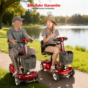 Auto elettrica 4 ruote per anziani|190kg carico|autonomia 20km|max. 6km/h - Foto 1 di 14