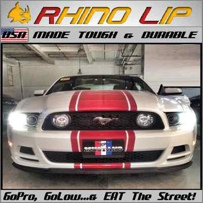 Universal Mustang GT Cobra Roush XL Lower Chin Lip Spoiler Splitter Air Dam Trim — 第 1/4 张图片
