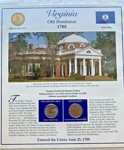 ¡Colección y estampillas de cuartos de estadidad de estampillas y monedas PSC! ¡Tú eliges (1)! PRECIO BAJO - Imagen 1 de 8