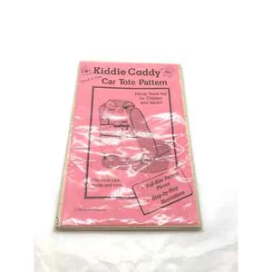 New Sewing Pattern For A Kiddie Car Seat Caddy Child Toys Vacation Road Trip - Picture 1 of 8