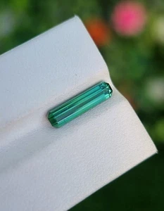 Tourmaline Stone Natural Bluish Green Untreated Loose Faceted Afghanistan - Picture 1 of 4