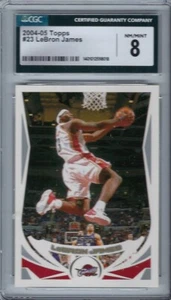 LEBRON JAMES 2004-05 TOPPS CGC GRADED 8 NM-MINT CAVS LAKERS - Picture 1 of 1