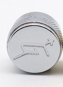 NEW 1 Silver Metal Button For GRETSCH Guitar - Picture 1 of 6